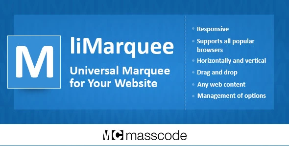 liMarquee – Horizontal and Vertical Scrolling of Text or Image or HTML Code