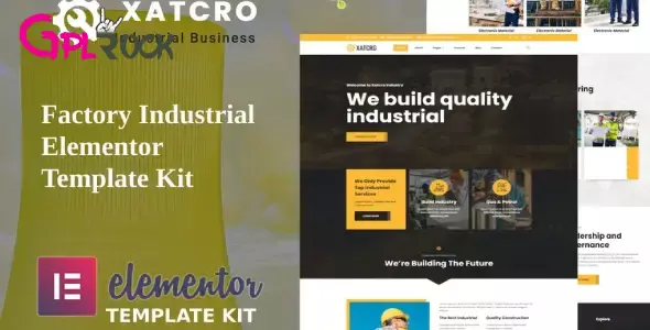 Xatcro – Factory Industrial Elementor Template Kit